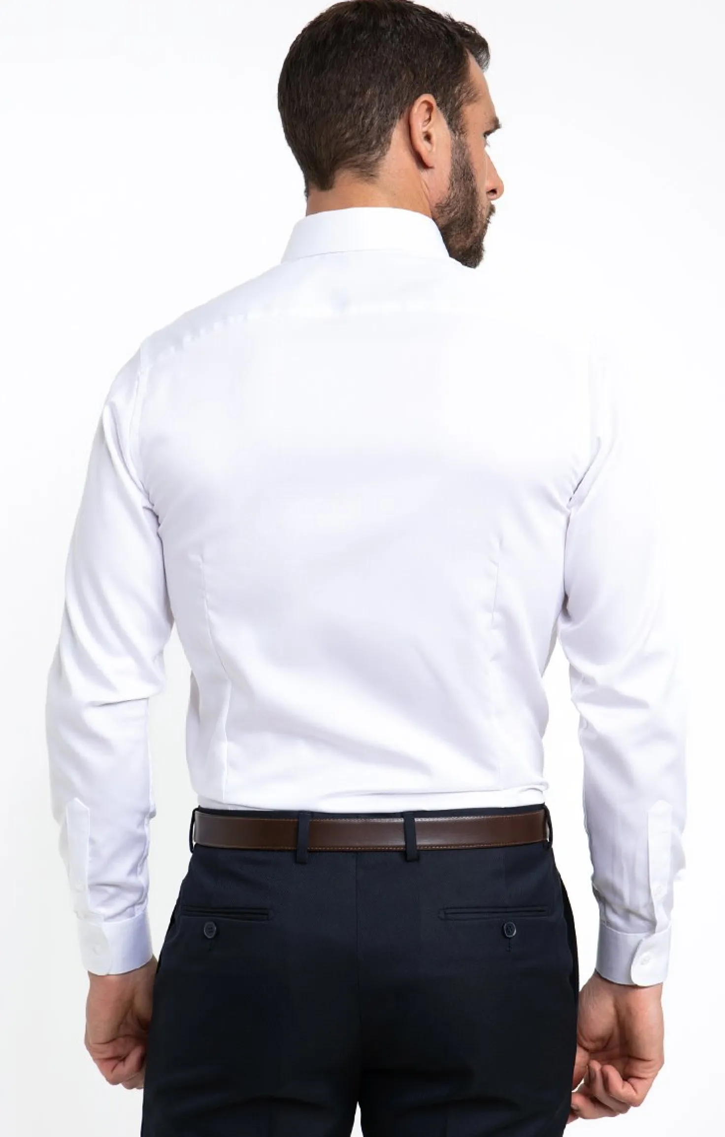 CHEMISE VILLE SATIN GC AJUSTÉE -