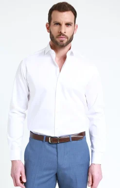CHEMISE VILLE SATIN REGULAR -