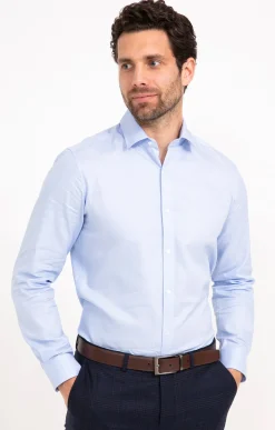 CHEMISE VILLE TENCBLU AJUSTÉE -