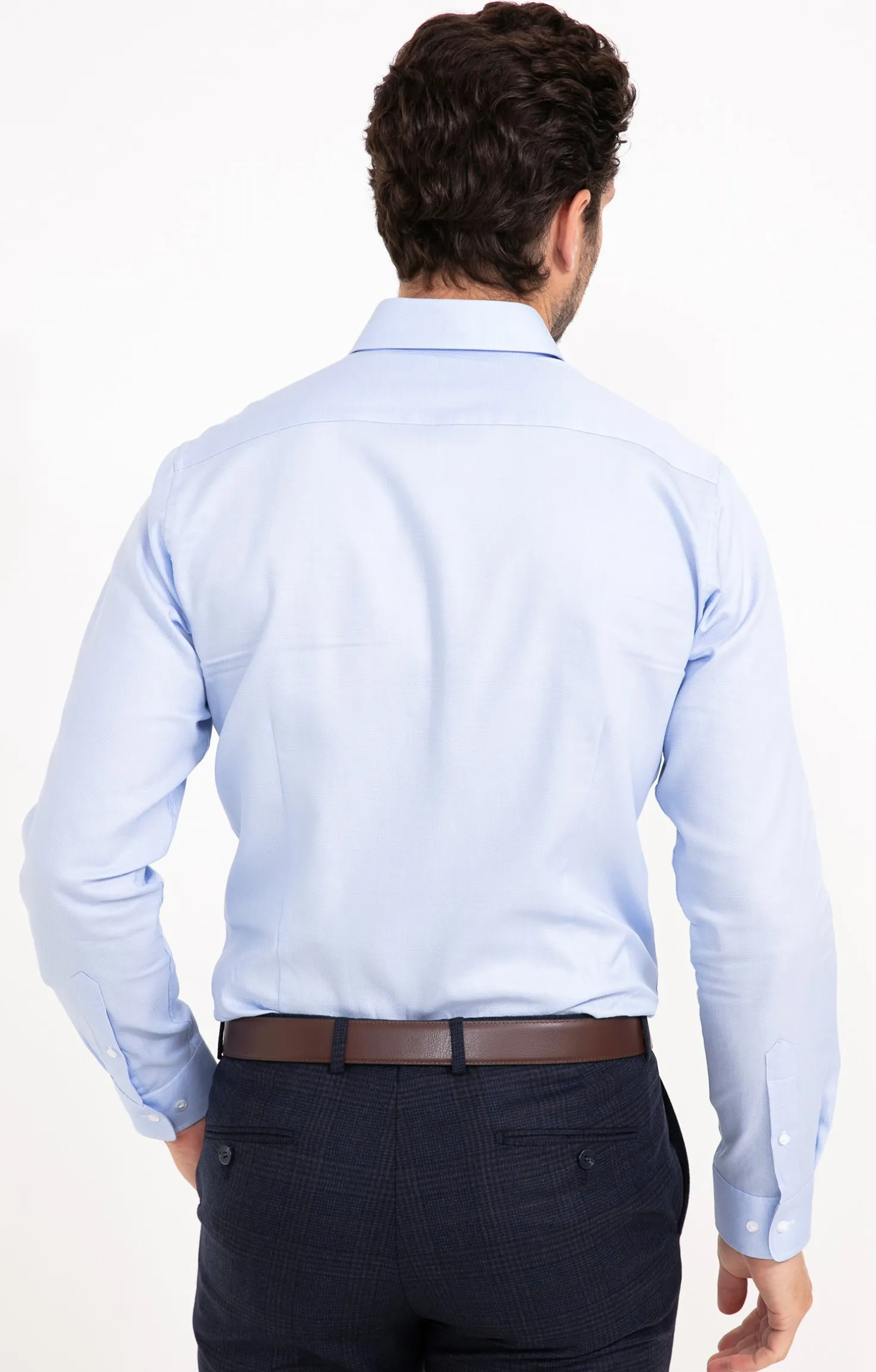 CHEMISE VILLE TENCBLU AJUSTÉE -