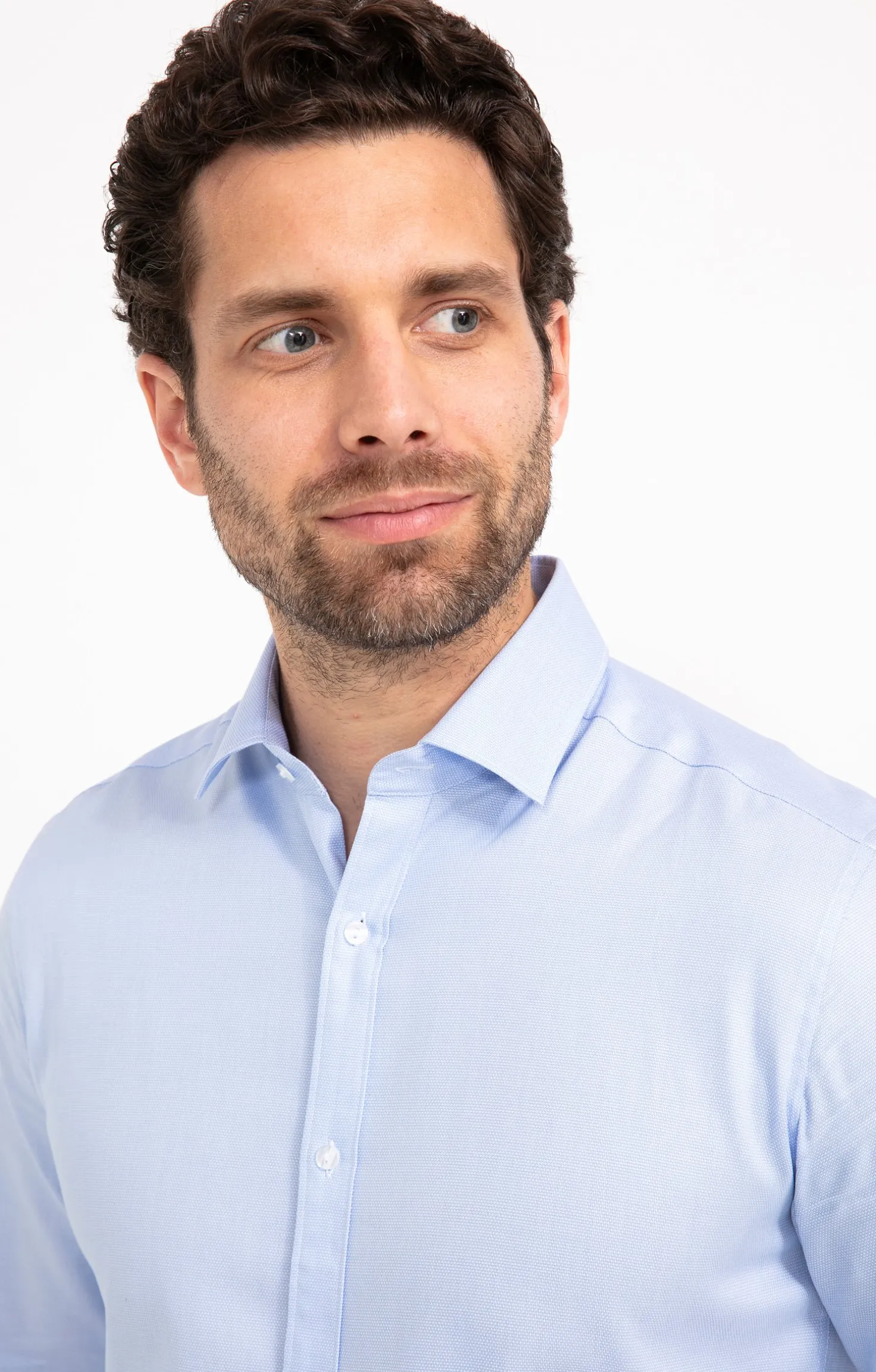 CHEMISE VILLE TENCBLU AJUSTÉE -