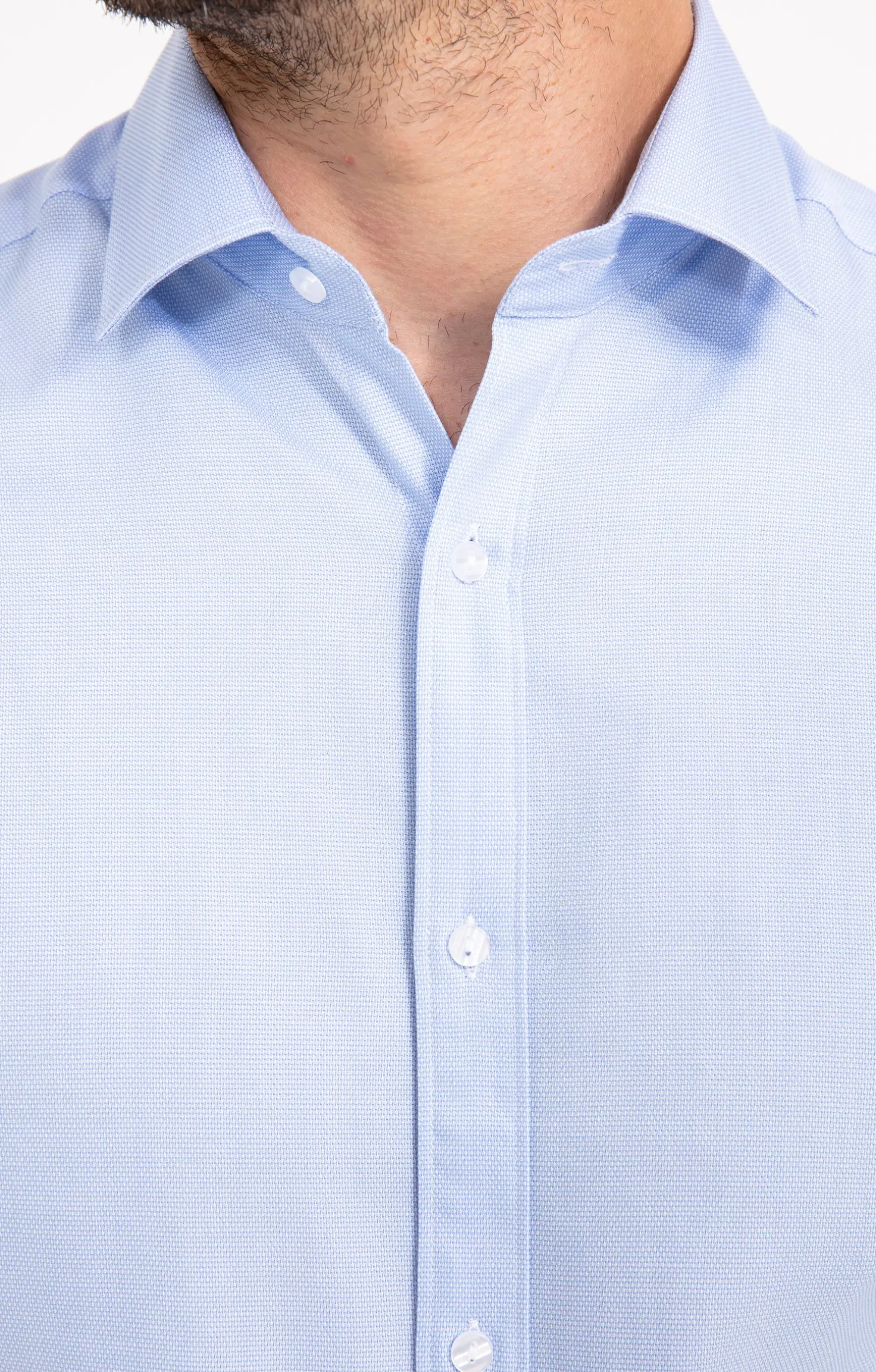 CHEMISE VILLE TENCBLU AJUSTÉE -