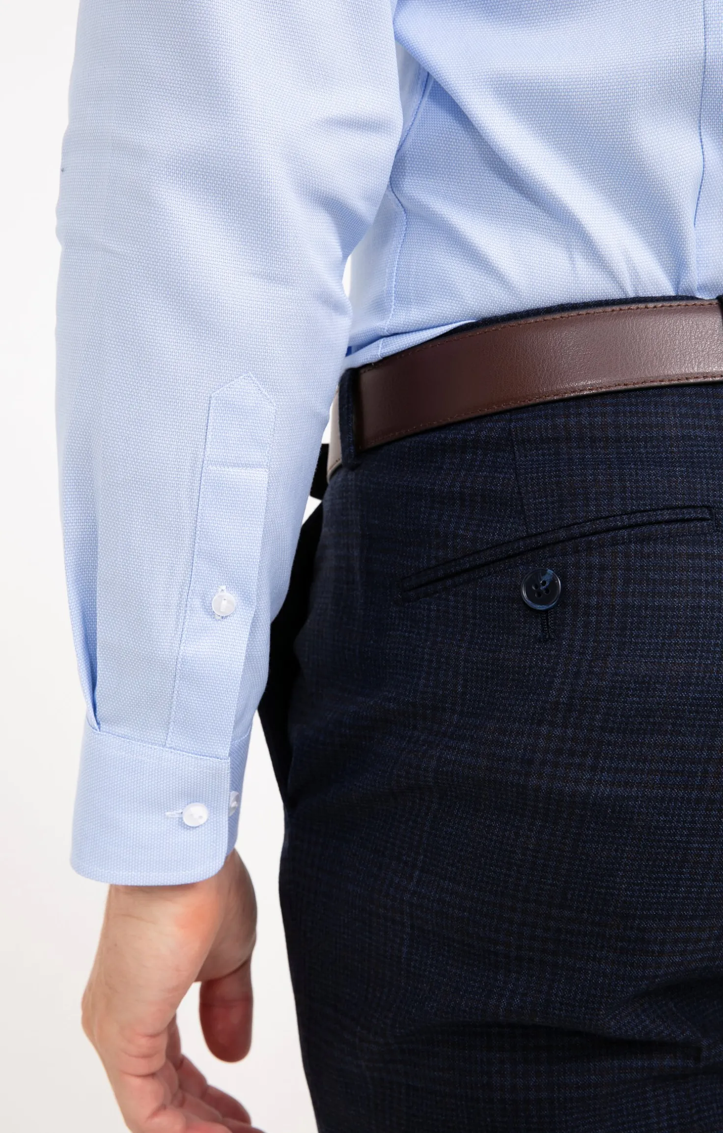 CHEMISE VILLE TENCBLU AJUSTÉE -