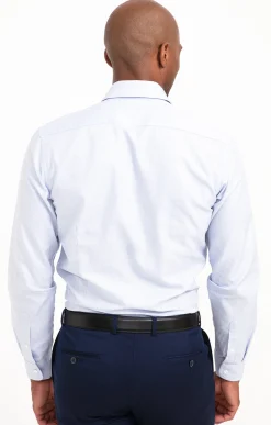 CHEMISE VILLE TEXTURE AJUSTÉE -