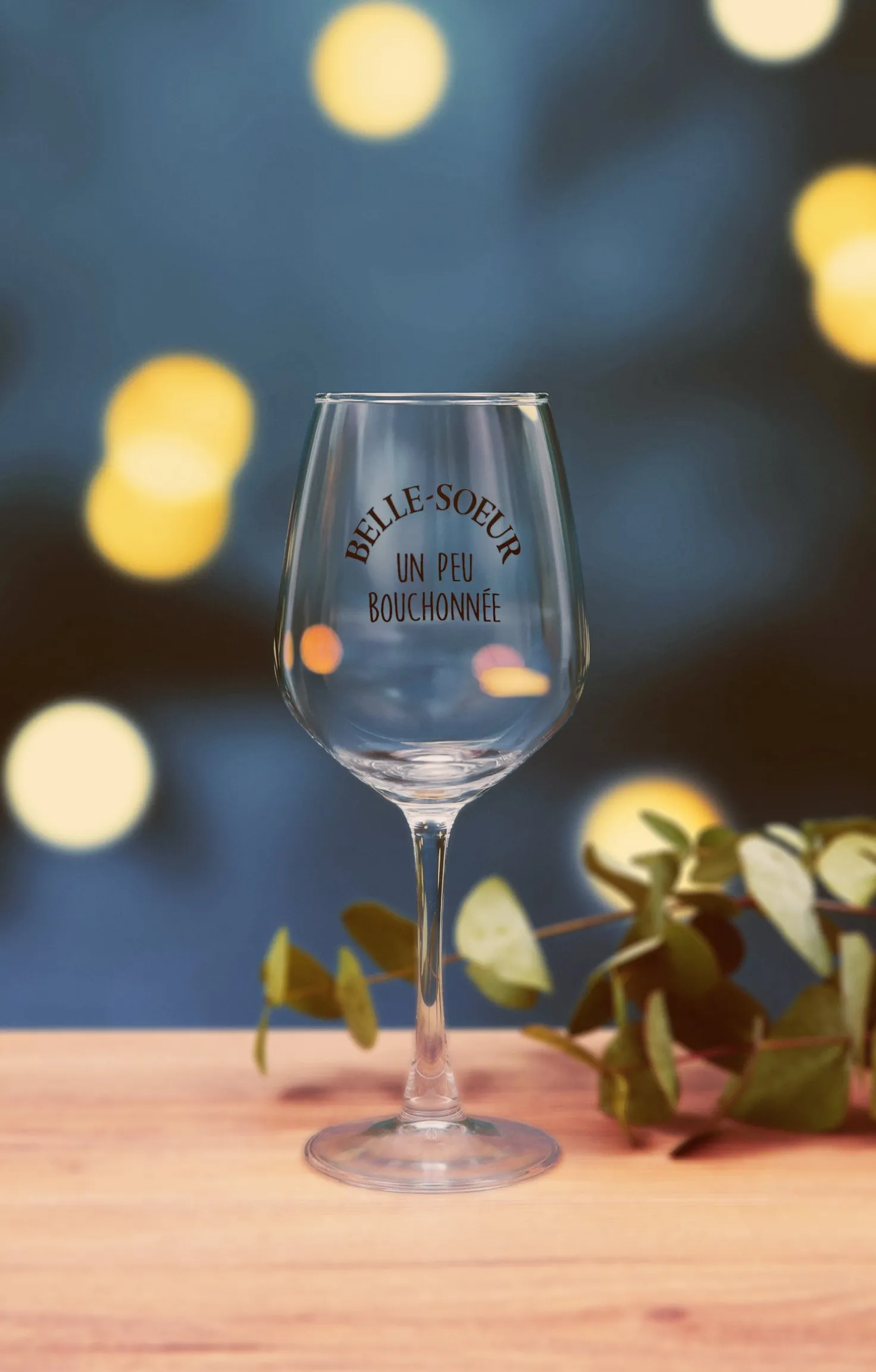 Coffret verre et sous-verre Belle-Soeur -