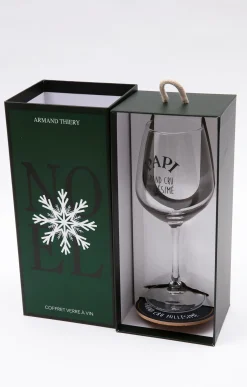 Coffret verre et sous-verre Papi -