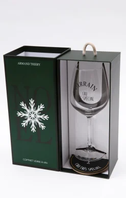 Coffret verre et sous-verre Parrain -