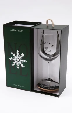 Coffret verre et sous-verre Marraine -