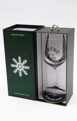 Coffret verre et sous-verre Frère -