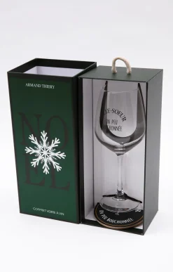 Coffret verre et sous-verre Belle-Soeur -