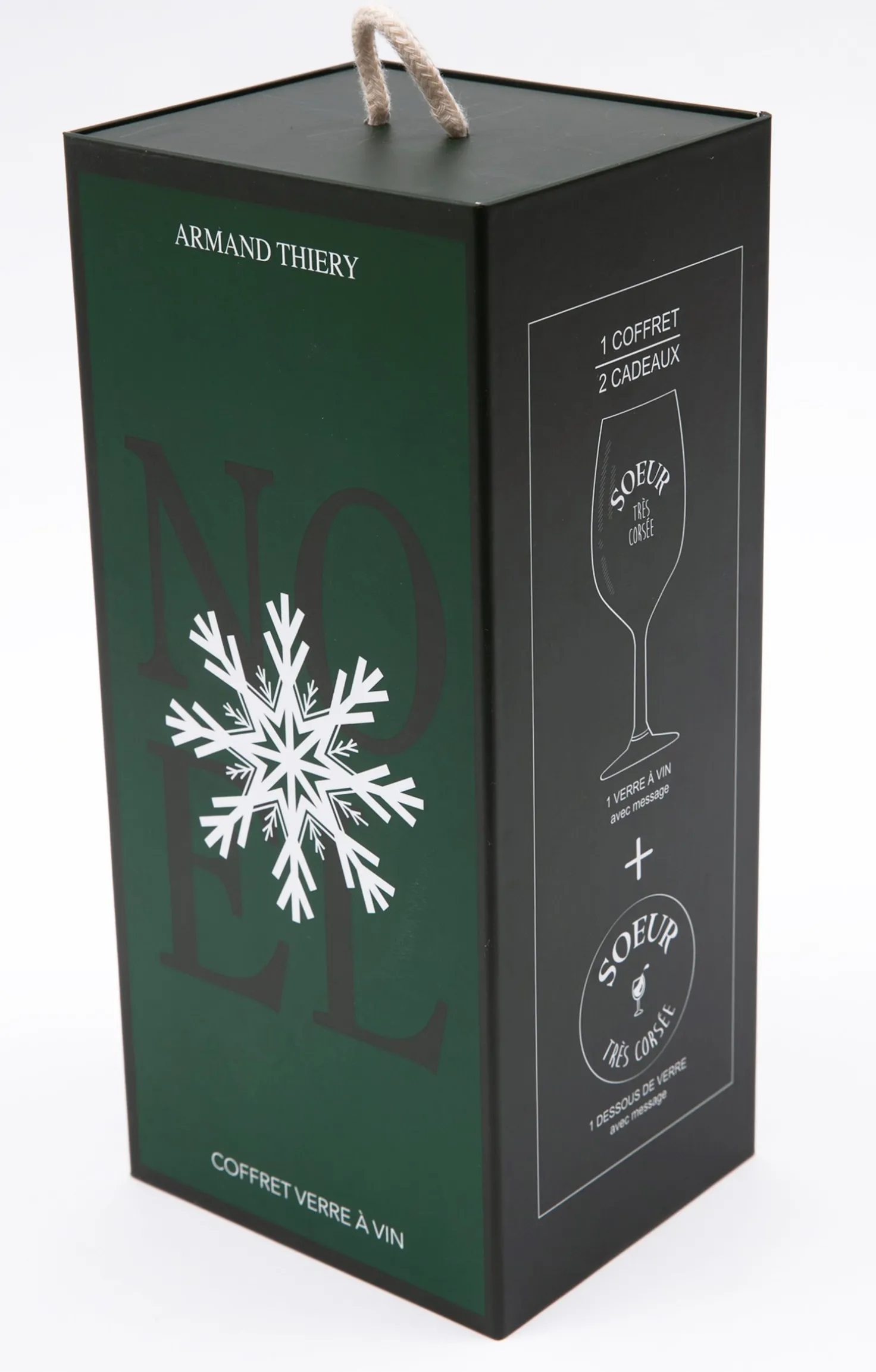 Coffret verre et sous-verre Soeur -