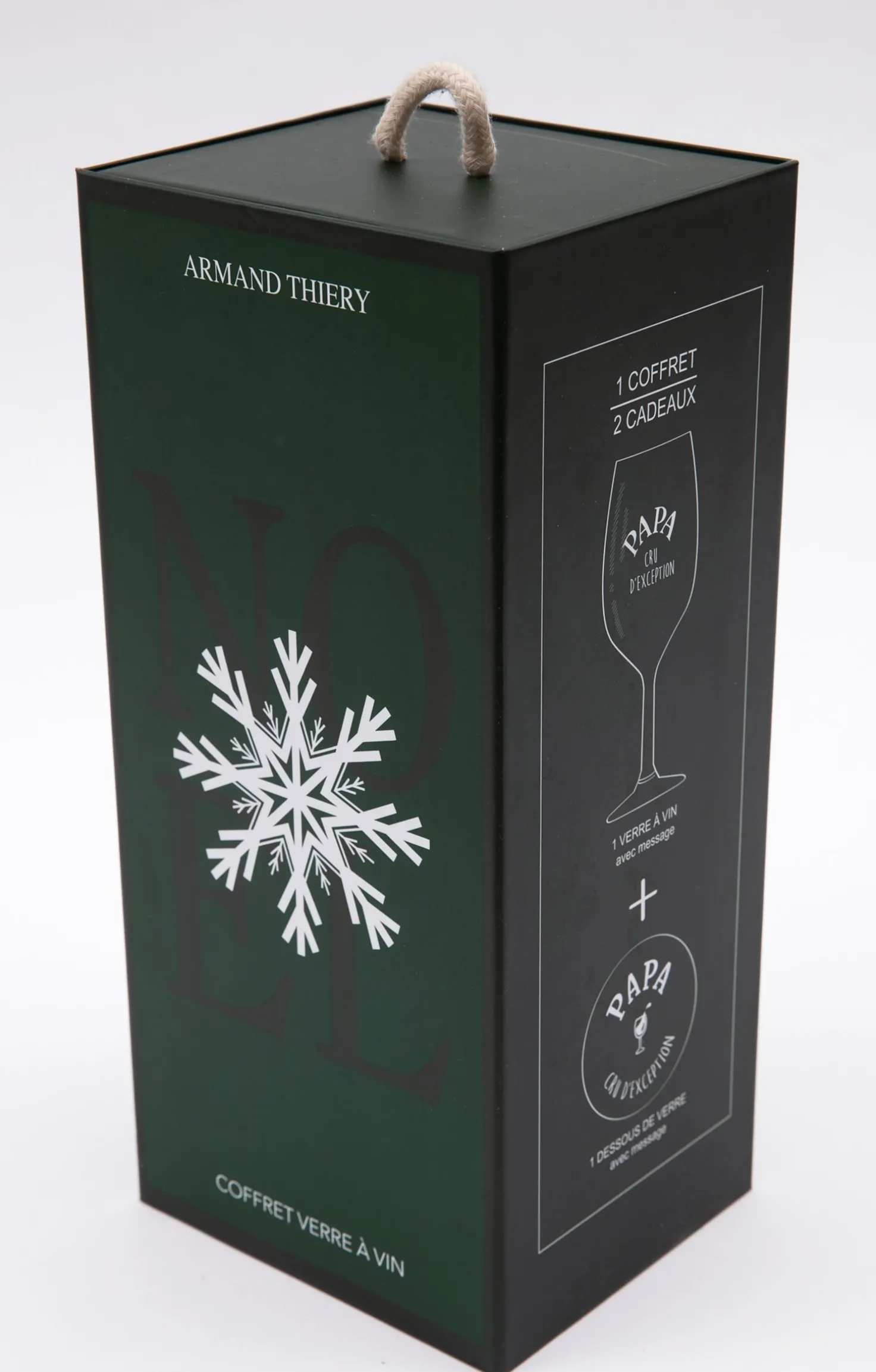 Coffret verre et sous-verre Papa -