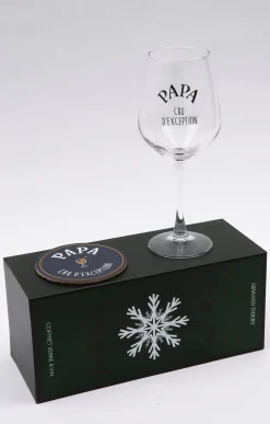 Coffret verre et sous-verre Papa -