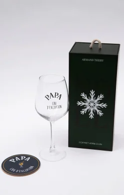 Coffret verre et sous-verre Papa -