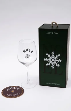 Coffret verre et sous-verre Soeur -