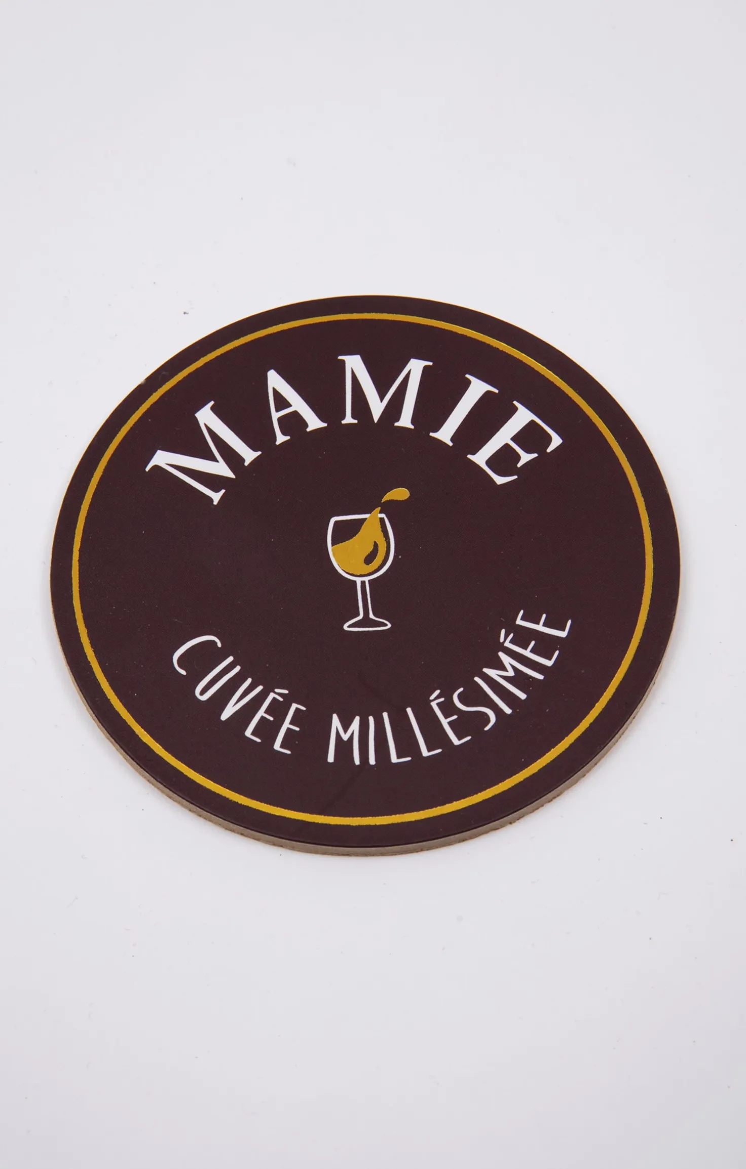 Coffret verre et sous-verre Mamie -