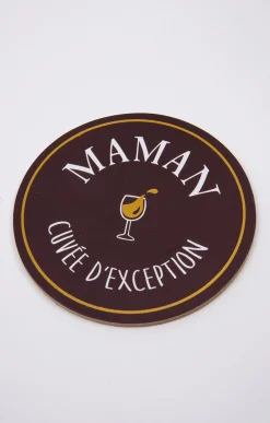 Coffret verre et sous-verre Maman -