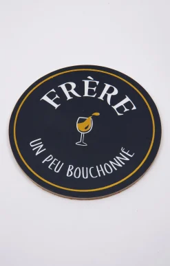 Coffret verre et sous-verre Frère -