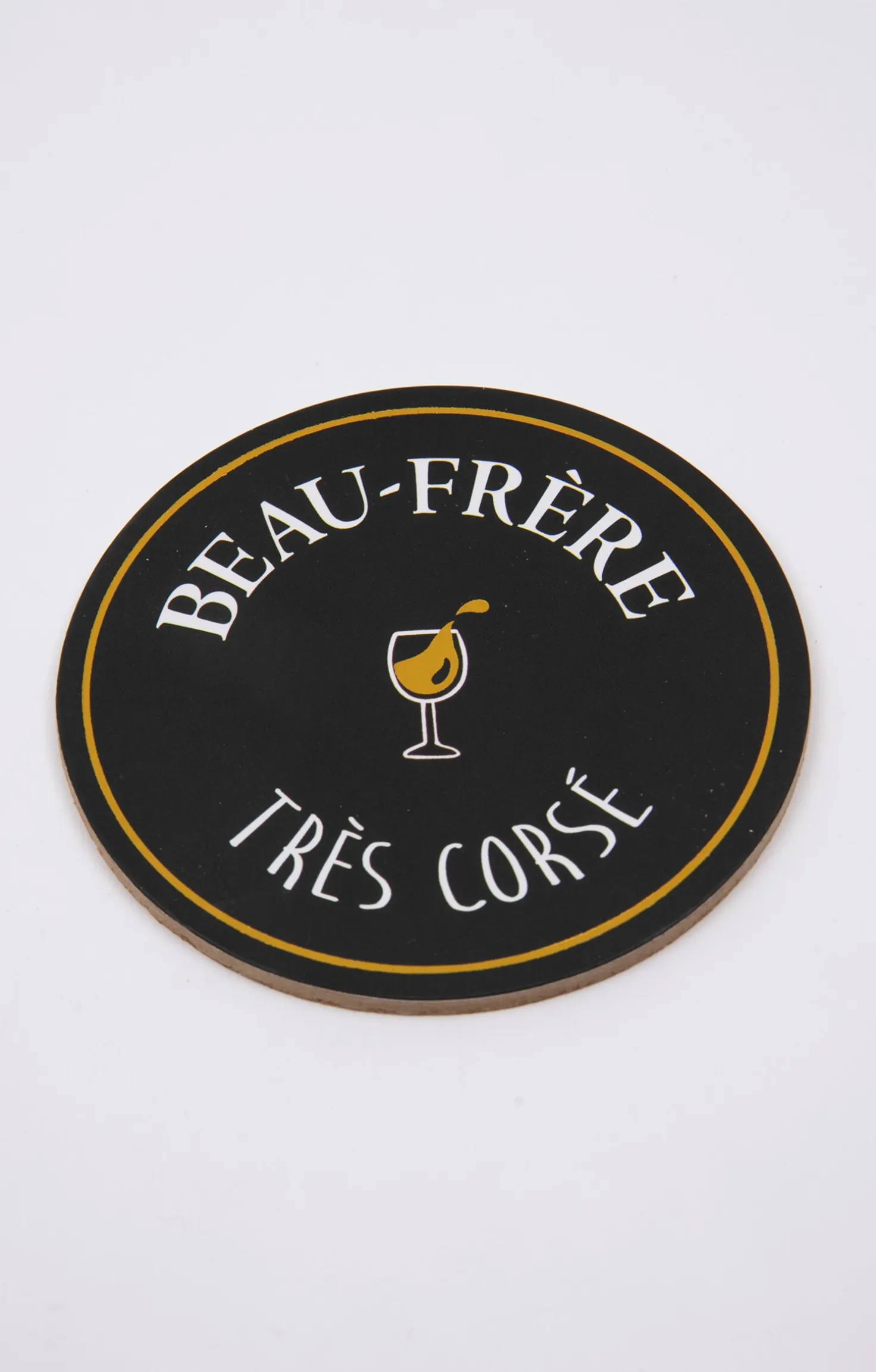Coffret verre et sous-verre Beau-Frère -