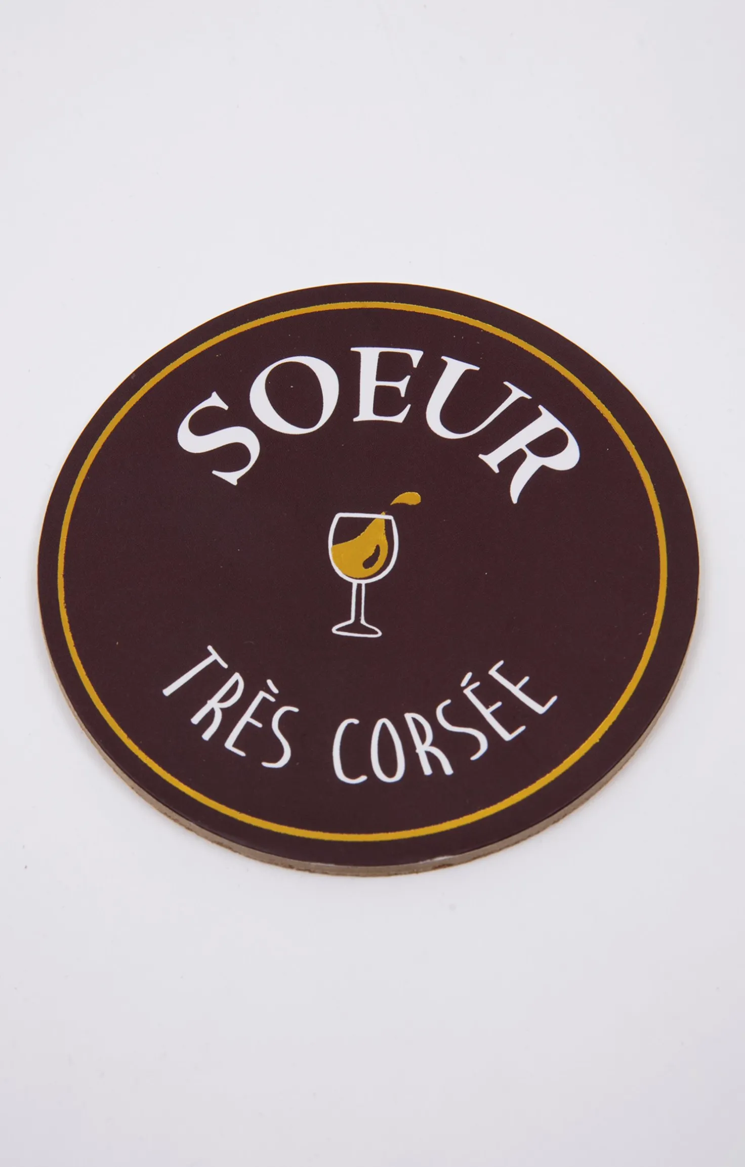Coffret verre et sous-verre Soeur -