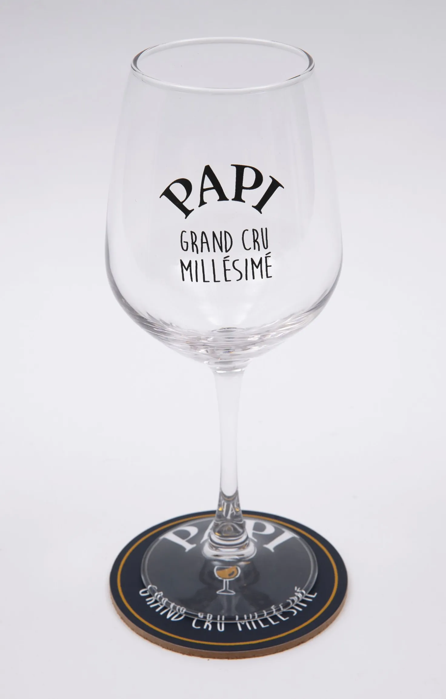 Coffret verre et sous-verre Papi -