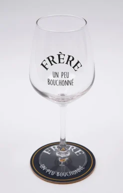 Coffret verre et sous-verre Frère -
