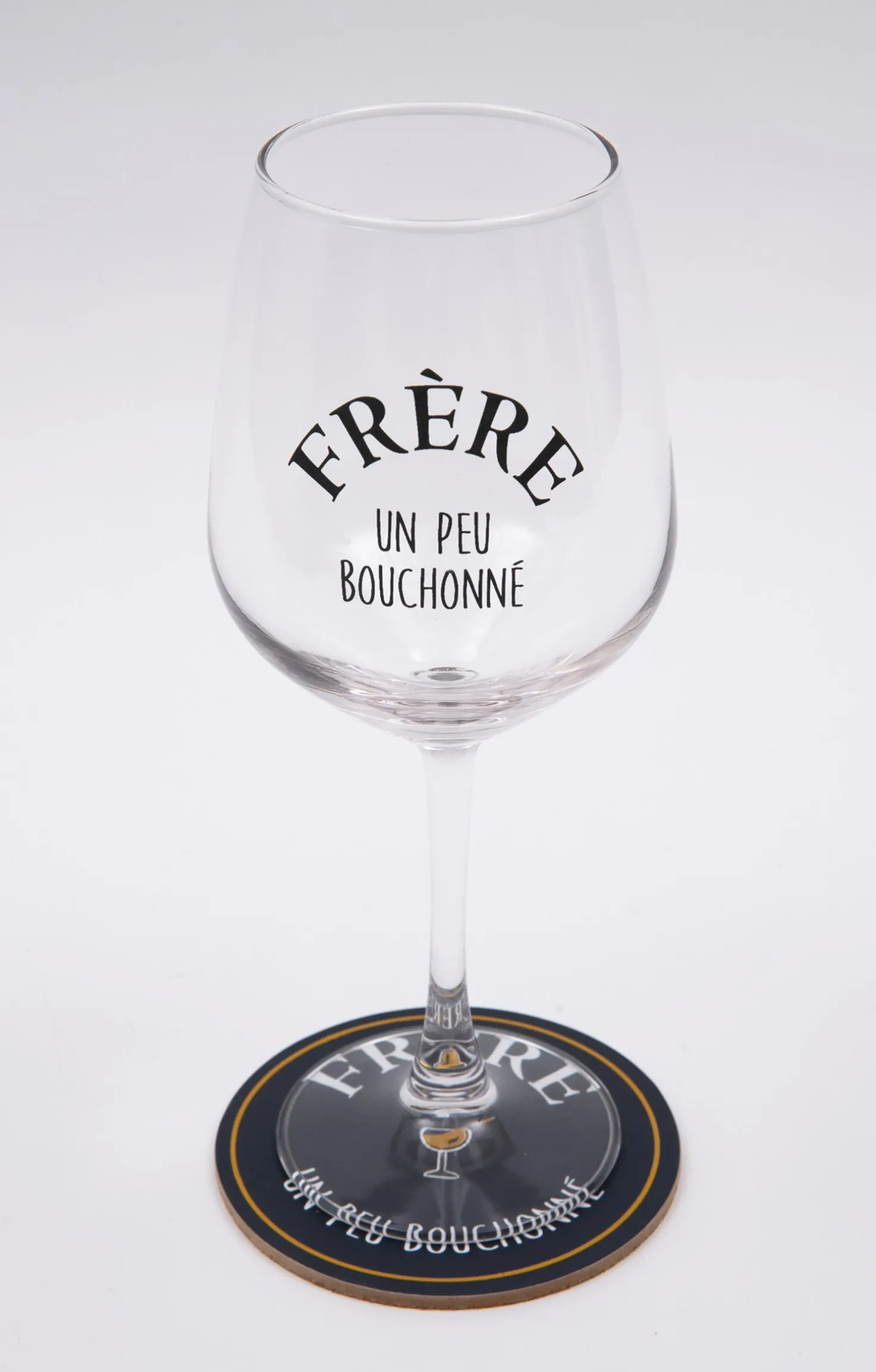 Coffret verre et sous-verre Frère -