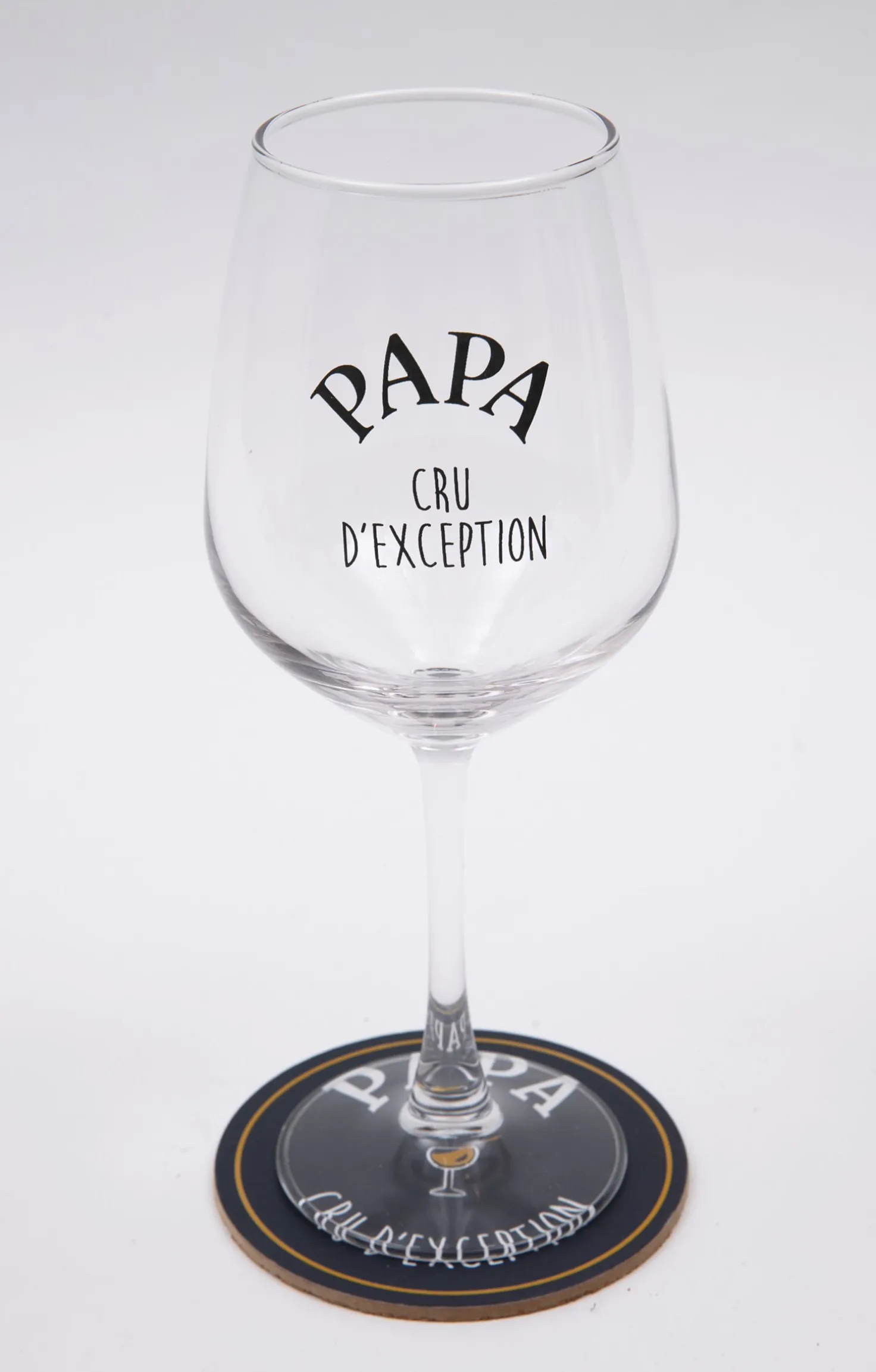 Coffret verre et sous-verre Papa -