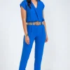 Combinaison avec ceinture rafia -