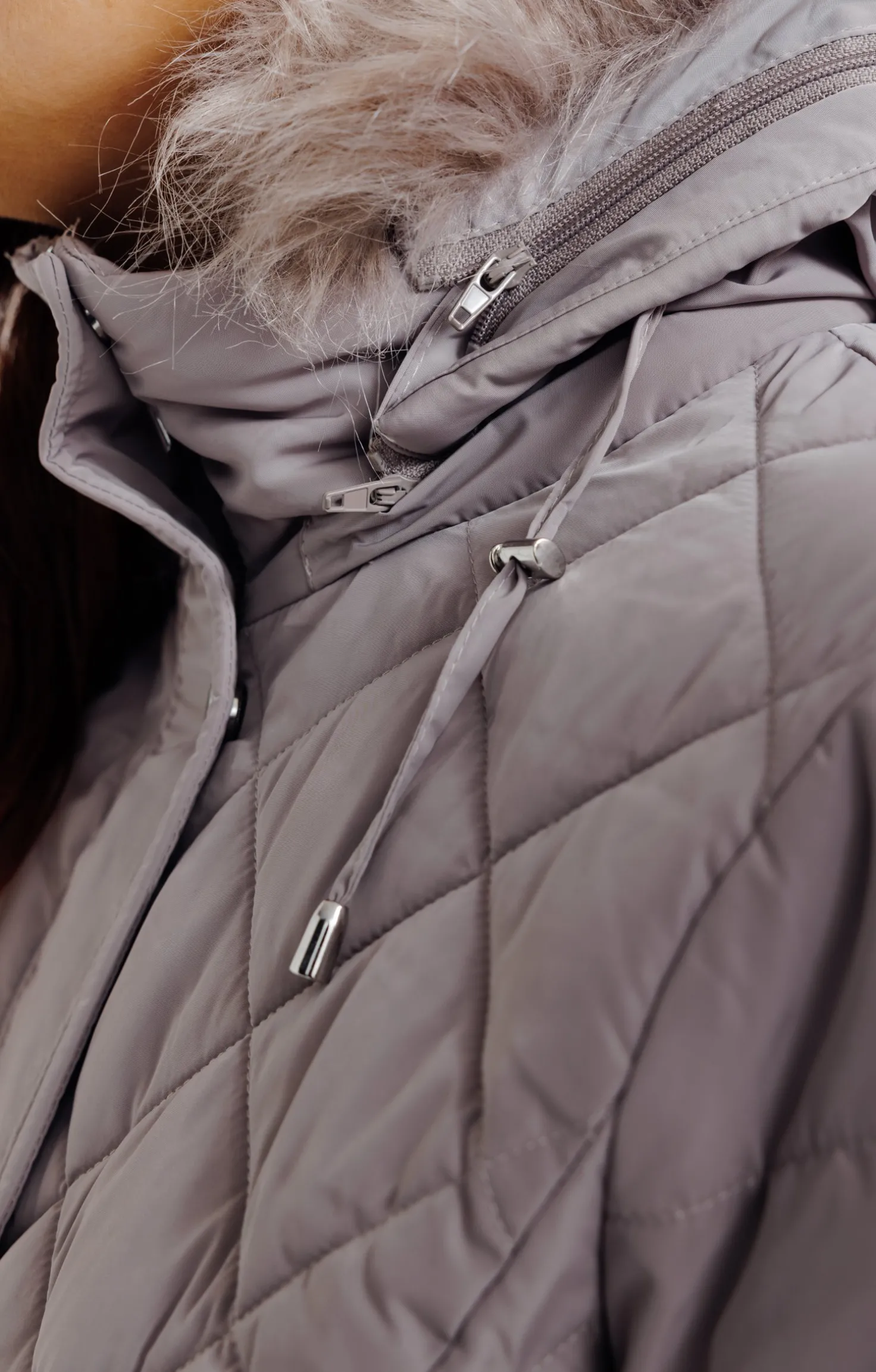 Doudoune avec col montant -