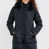 Doudoune longue en duvet et plumes -