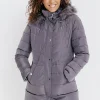 Doudoune longue en duvet et en plumes -