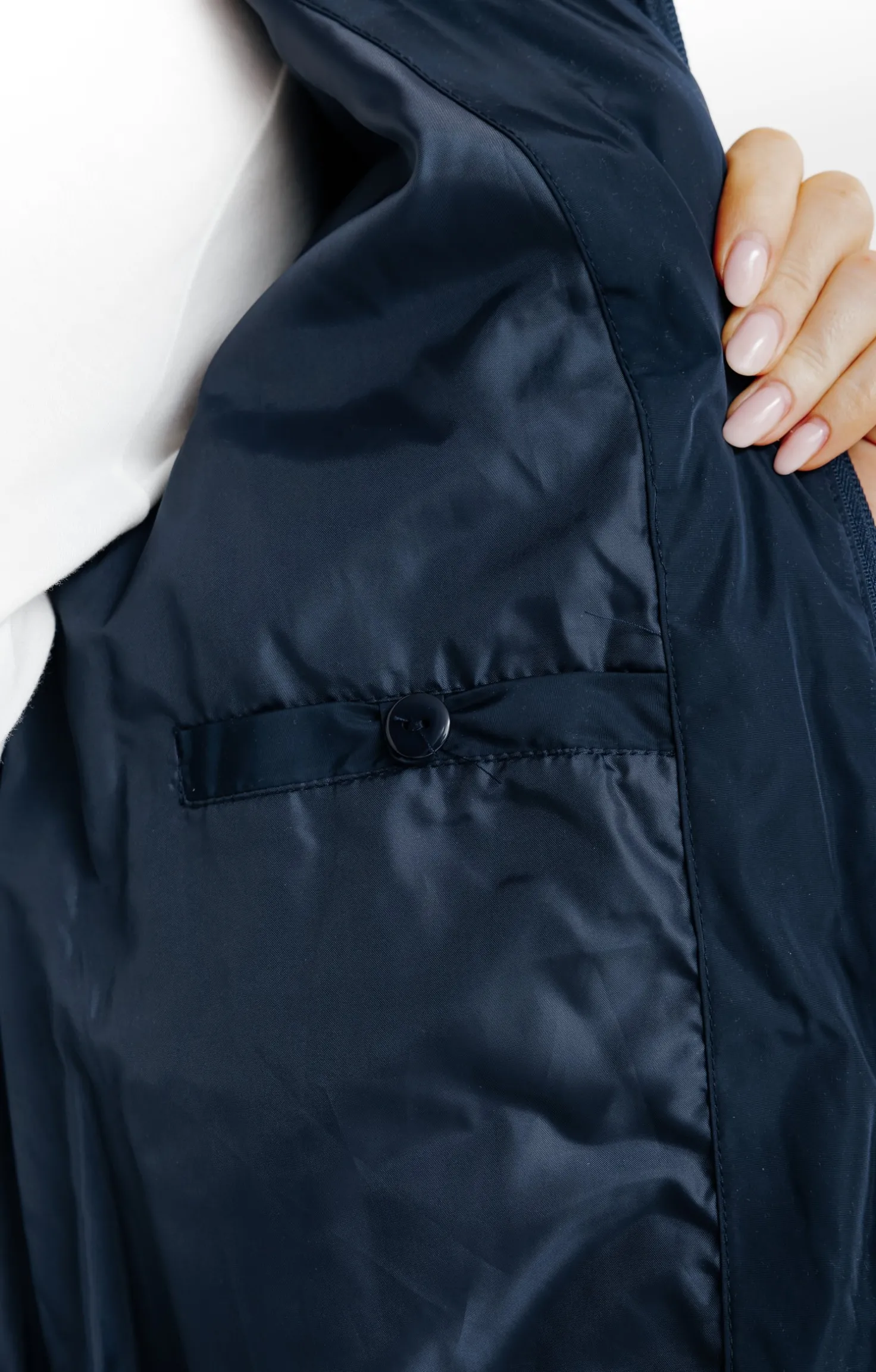 Doudoune longue en duvet et plumes -