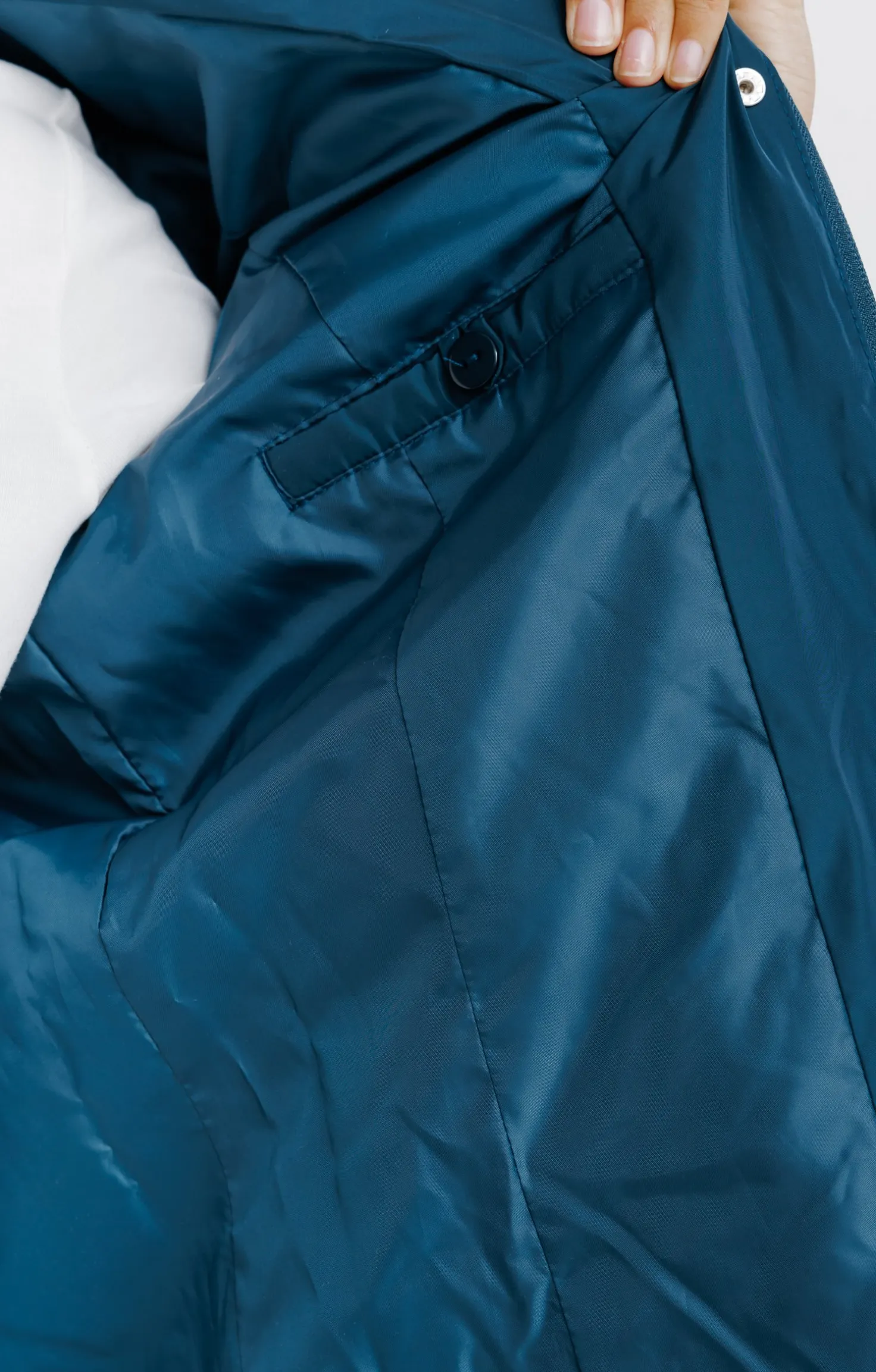 Doudoune longue en duvet et en plumes -