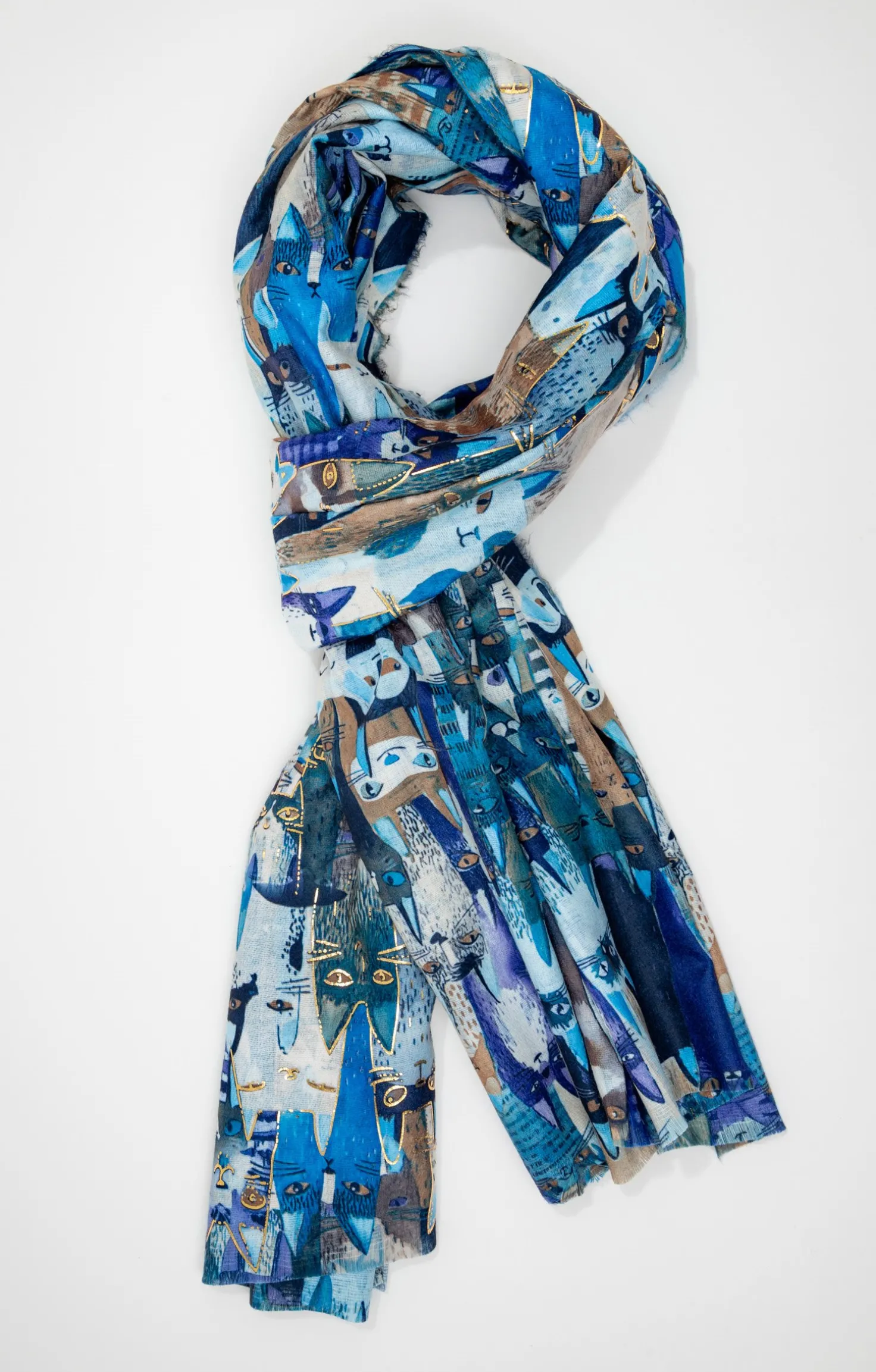 FOULARD CHAUD IMPRIME -