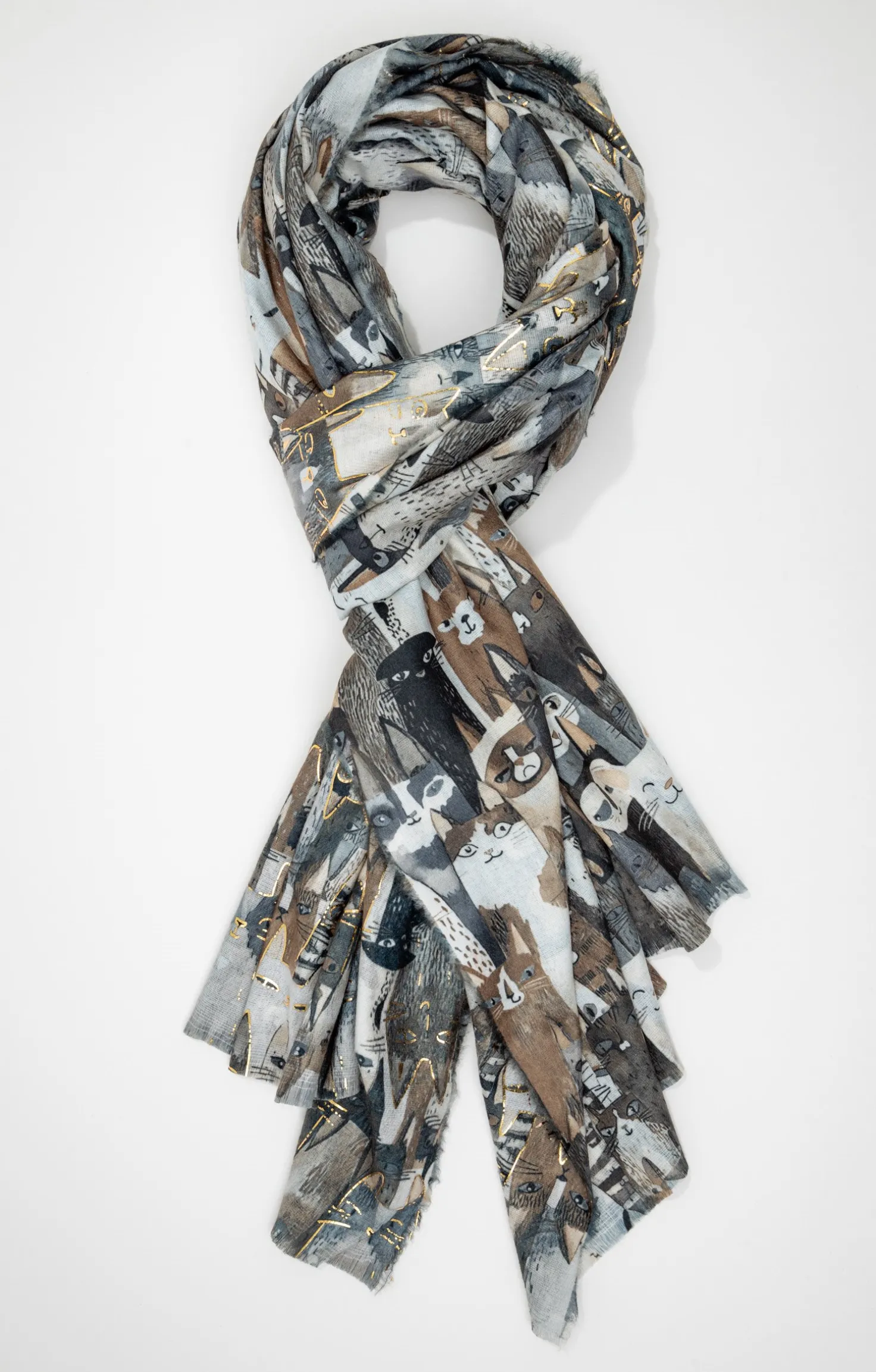 FOULARD CHAUD IMPRIME -