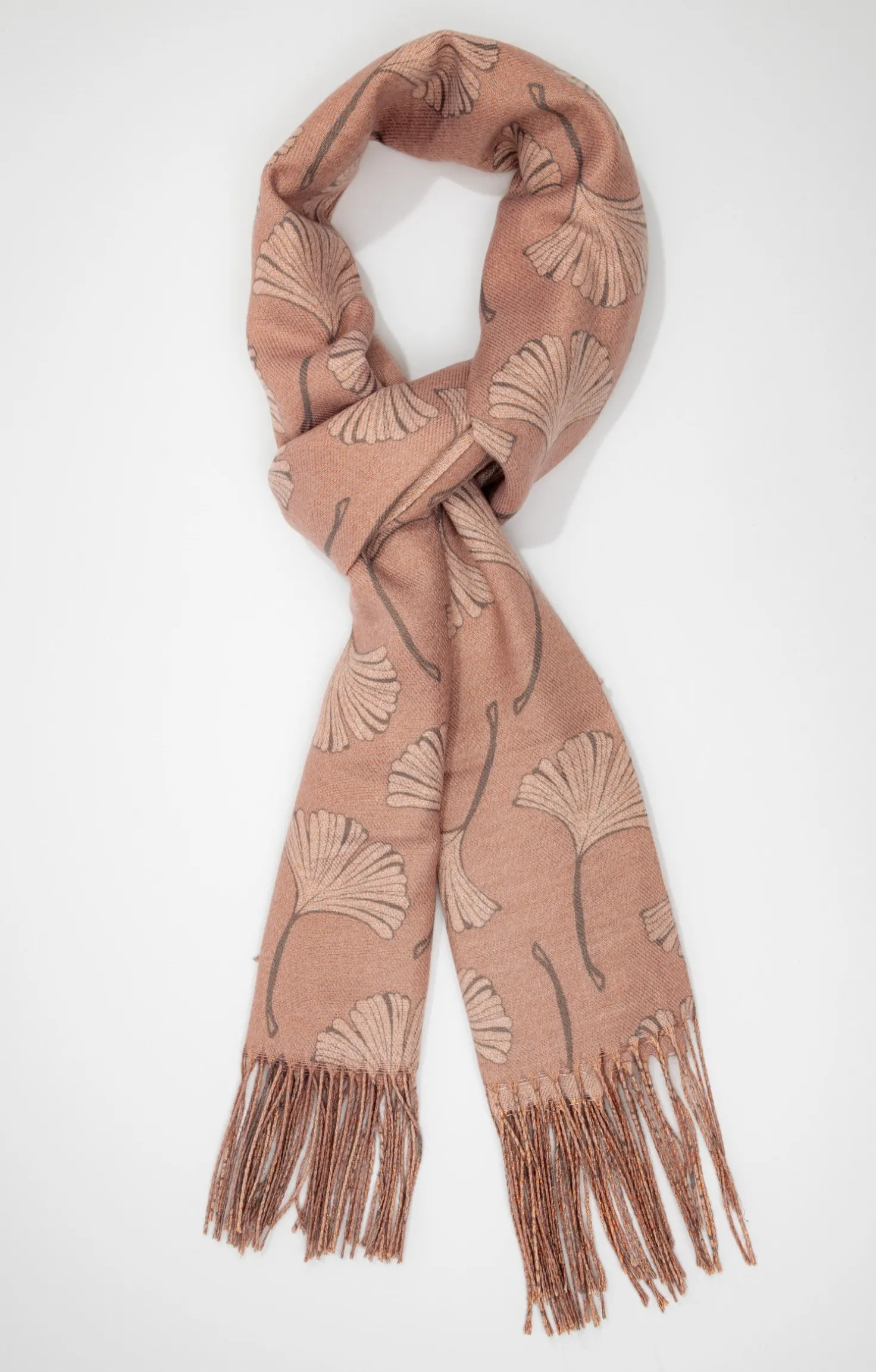 FOULARD EN JACQUARD LEGER TISSE -