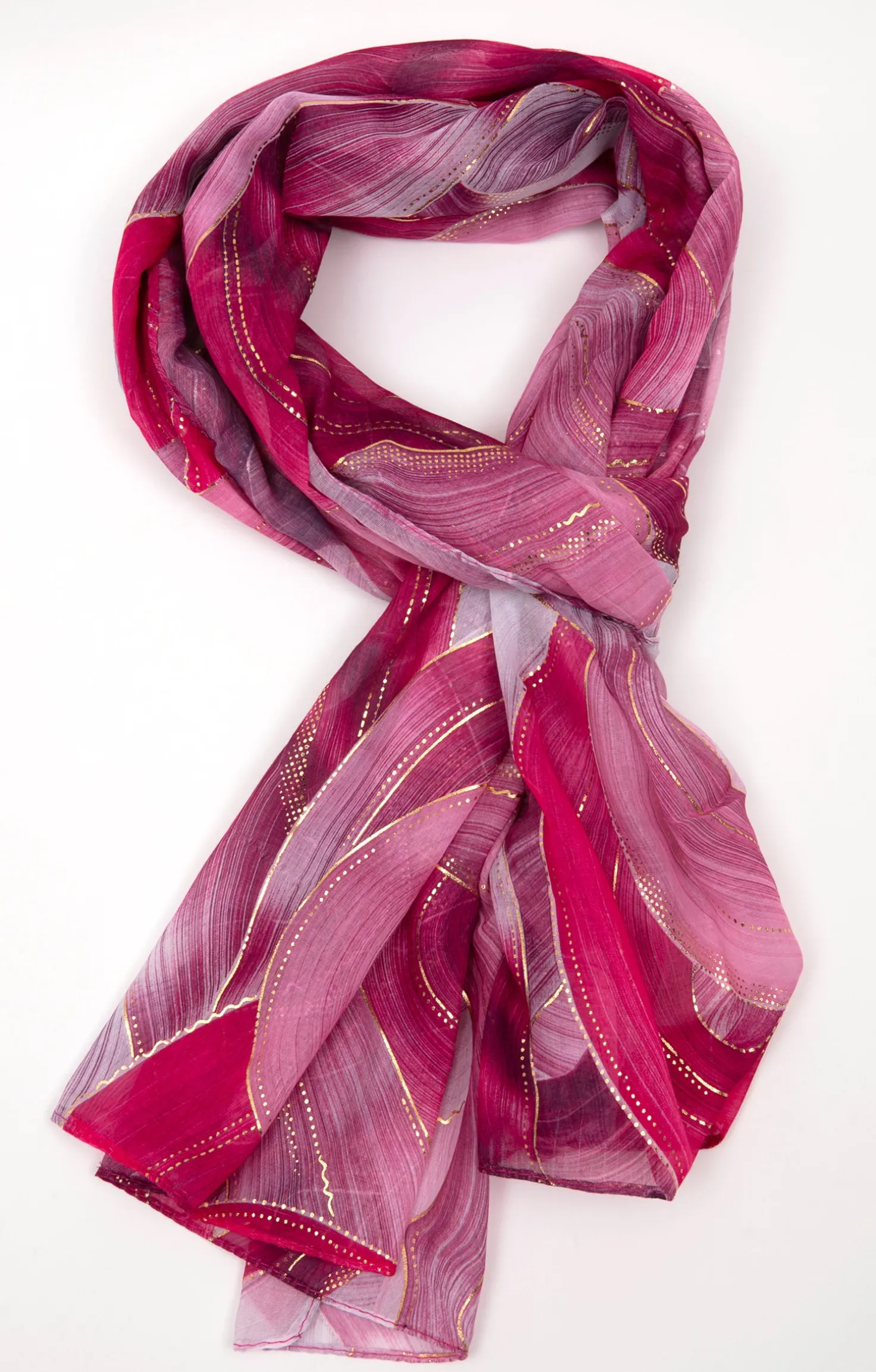 Foulard imprimé abstrait -