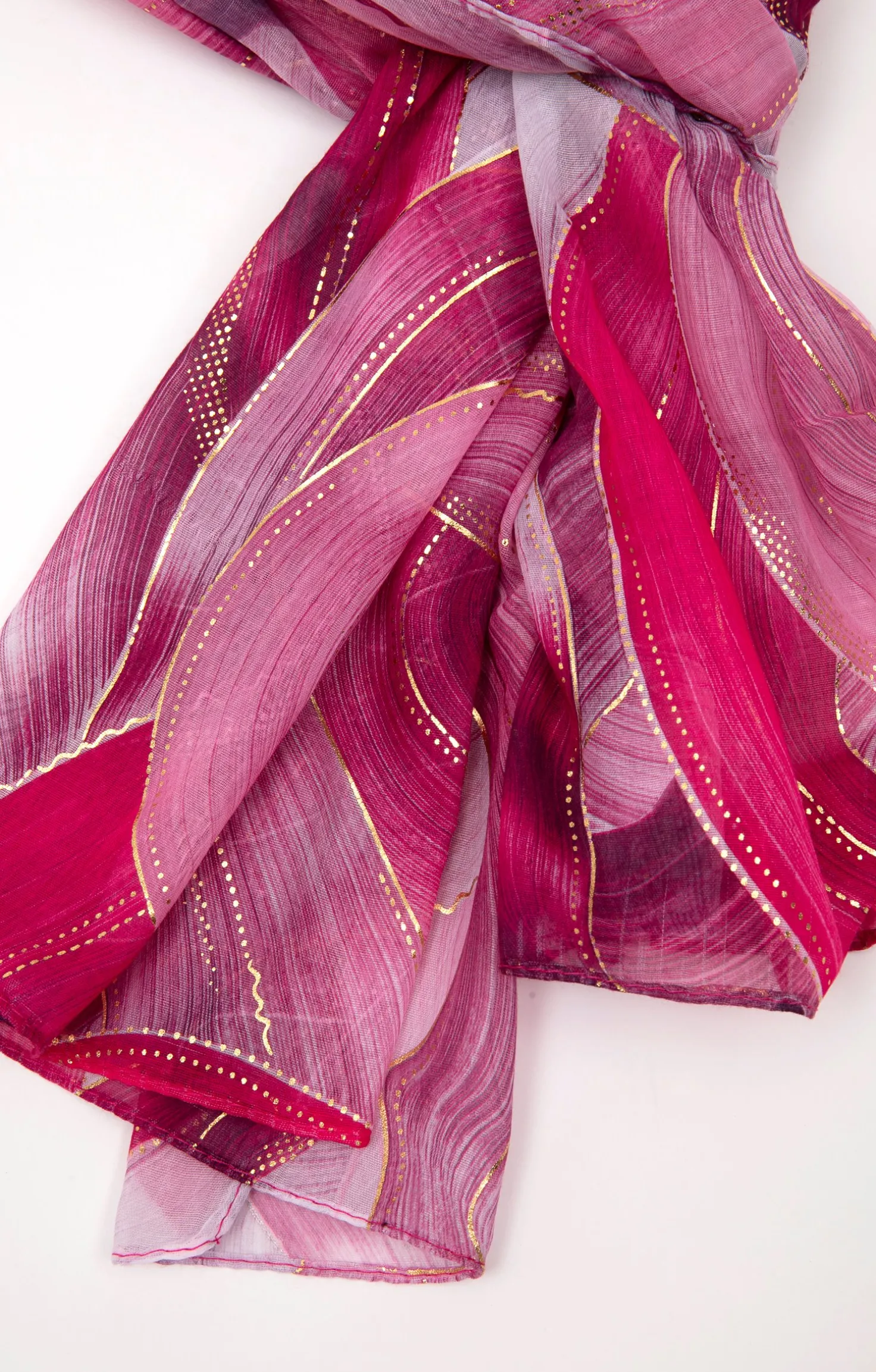 Foulard imprimé abstrait -