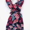 Foulard imprimé ginkgo -