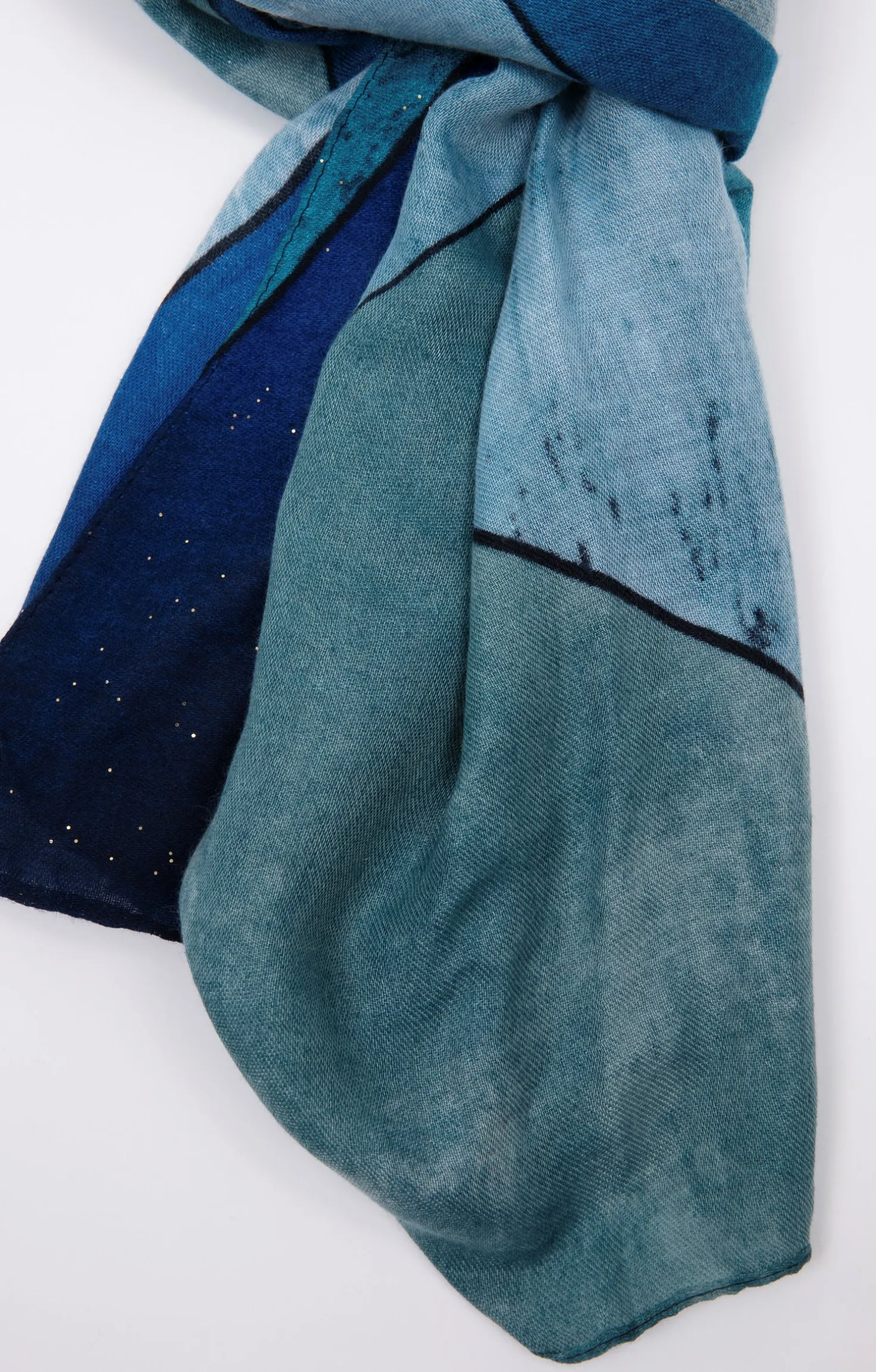 Foulard imprimé patch -