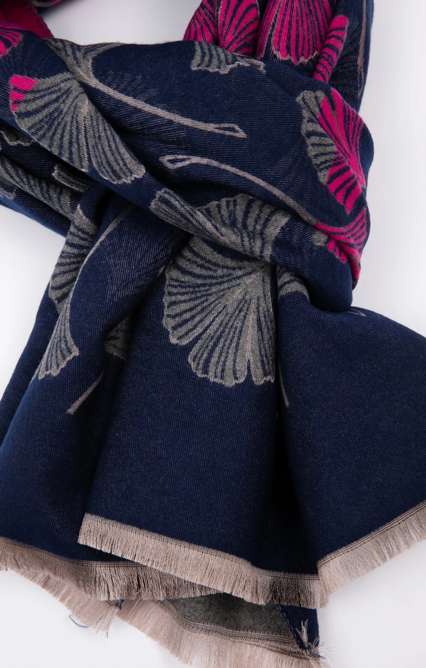 FOULARD JACQUARD CHAUD -
