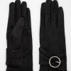 Gants fantaisie suédine -