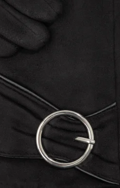 Gants fantaisie suédine -
