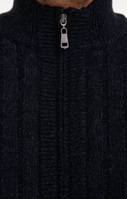 Gilet côte doublé sherpa -