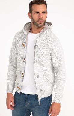 Gilet doublé sherpa avec capuche -