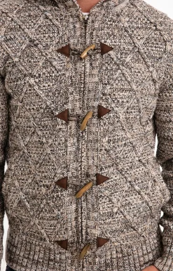 Gilet doublé sherpa avec capuche -