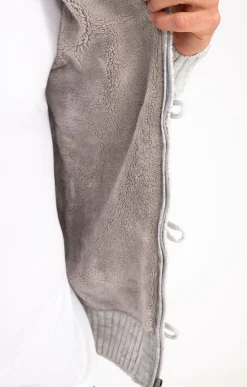 Gilet doublé sherpa avec capuche -