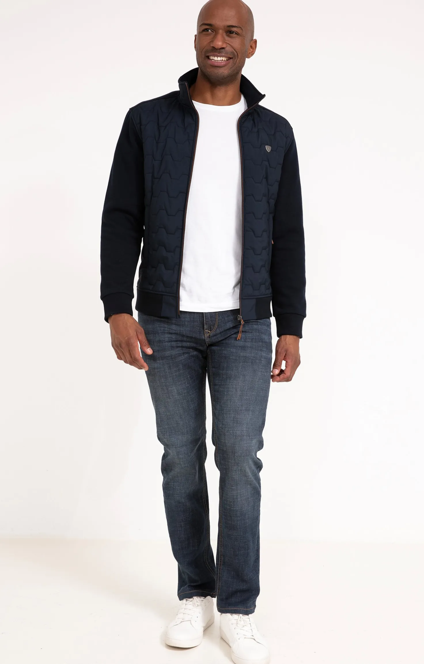 Gilet manches longues Marin -