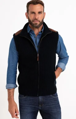 Gilet sans manche doublé sherpa -